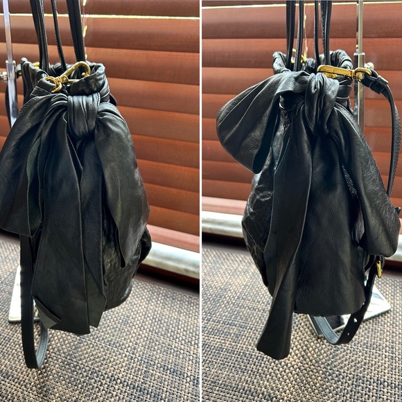 Authenticated Prada Nappa Leather Bow Bag - Picture 7 of 16